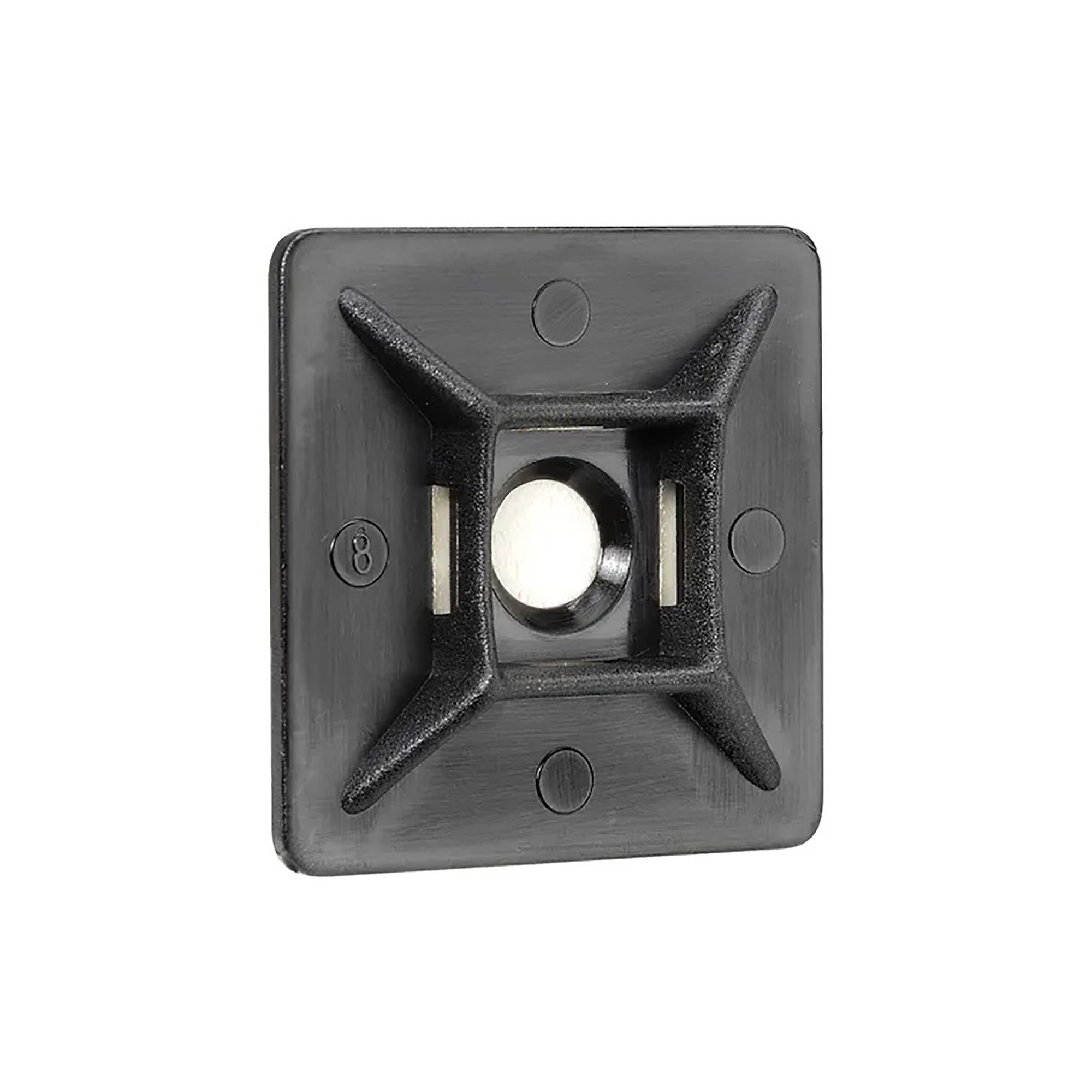 BWI Ultima, Ultima Cable Tie Mount 1.125in.x1.125in. Blk, 25 Piece, Pieces (qty.) 25 Model# UT-56446-2